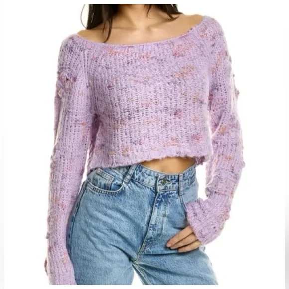 Free People cropped sweater (S) - Picture 2 of 11